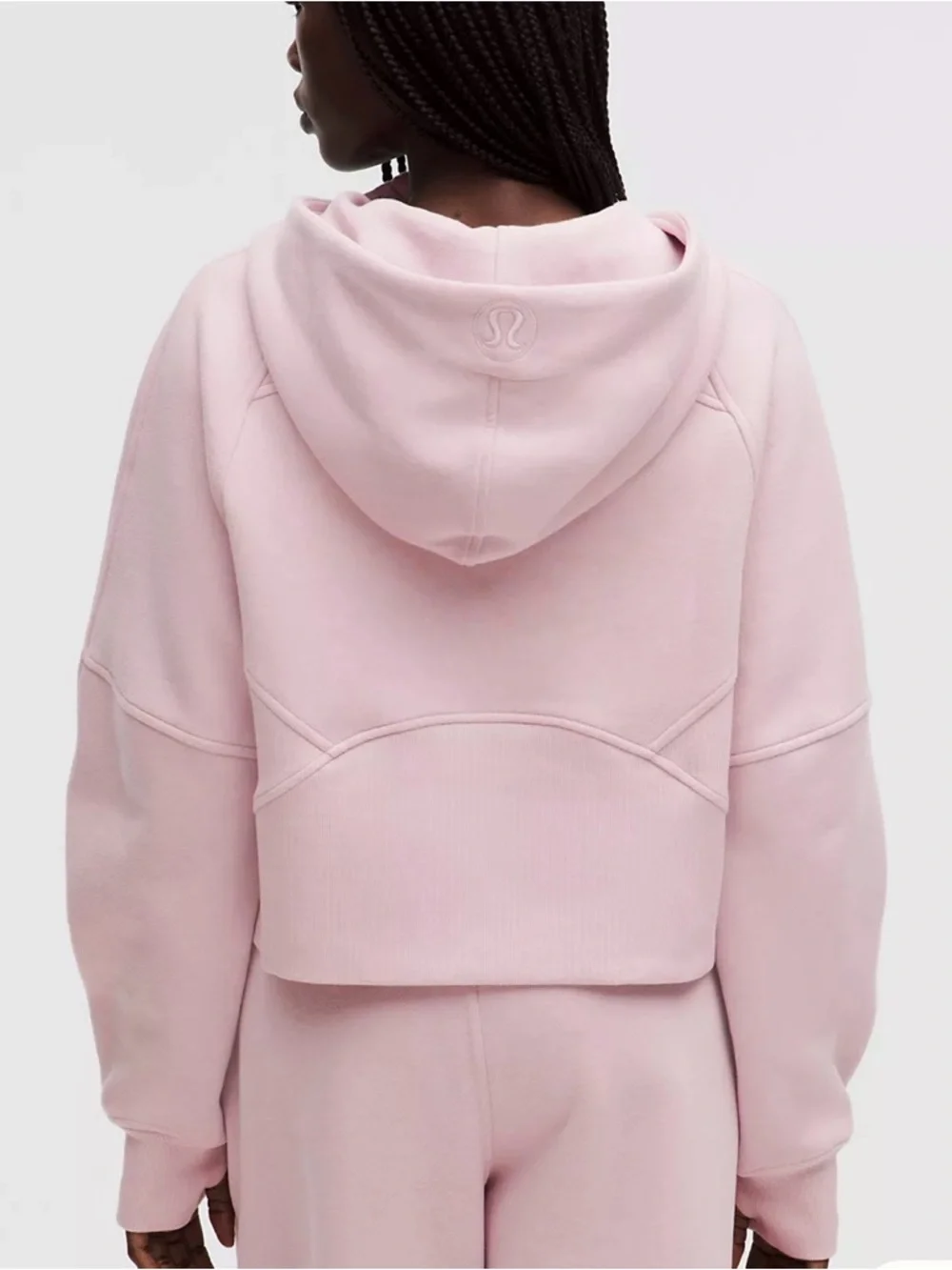 lululemon athletica scuba oversized funnel neck Half-Zip Hoodie porcelain pink - Picture 2 of 6